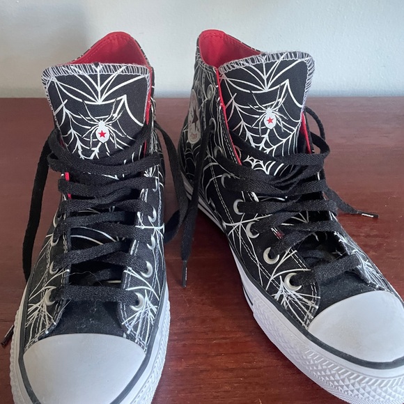 NEW - Mens 8.5 Converse Chuck Taylor Pro High Top Black sneakers - - Picture 5 of 6